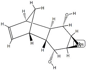 3,6-Methanonaphth[2,3-b]oxirene-2,7-diol,1a,2,2a,3,6,6a,7,7a-octahydro-,(1aR,2S,2aR,3R,6S,6aR,7R,7aS)-rel-(9CI) 结构式