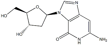 3-deaza-2'-deoxyguanosine 结构式