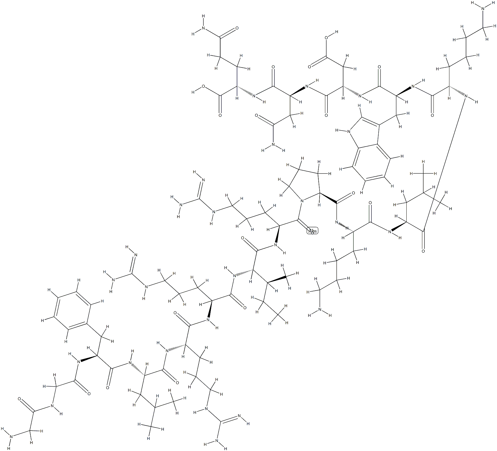 dynorphin (2-17) 结构式