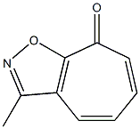 8H-Cyclohept[d]isoxazol-8-one,3-methyl-(9CI) 结构式