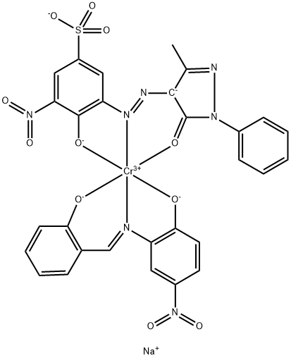 C.I.酸性橙166 结构式