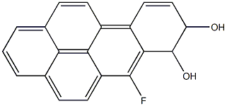 6-fluorobenzo(a)pyrene-7,8-dihydrodiol 结构式