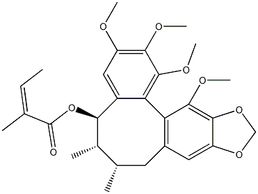 当归酰戈米辛O 结构式