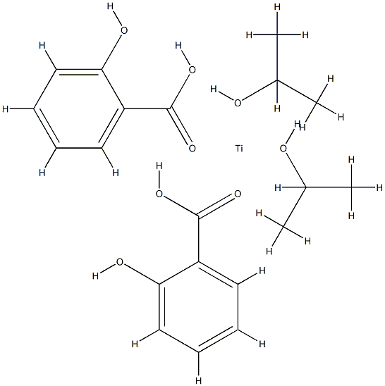 bis(salicylato-O1,O2)bis(propan-2-olato)titanium 结构式