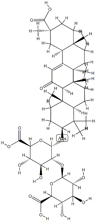 18Α-甘草酸 结构式