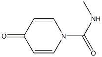 1(4H)-Pyridinecarboxamide,N-methyl-4-oxo-(9CI) 结构式