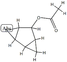 3-Thiatricyclo[4.1.0.02,4]heptan-5-ol,acetate,(1-alpha-,2-bta-,4-bta-,5-bta-,6-alpha-)-(9CI) 结构式