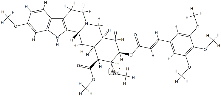 RESCINNAMINE 结构式