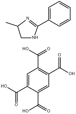 4,5-二氢-4-甲基-2-苯基-1H-咪唑1,2,4,5-苯四羧酸盐 (2:1) 结构式