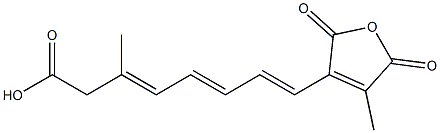 2-Methyl-2,4,6,8-decatetrene-1,8,9-tricarboxylic 8,9-anhydride 结构式