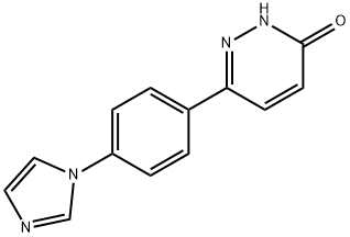 6-[4-(1{H}-imidazol-1-yl)phenyl]pyridazin-3-ol 结构式