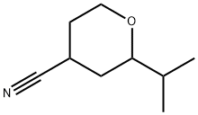 2-(丙-2-基)四氢吡喃-4-甲腈 结构式