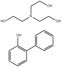 [1,1'-biphenyl]-2-ol, compound with 2,2',2''-nitrilotriethanol (1:1) 结构式