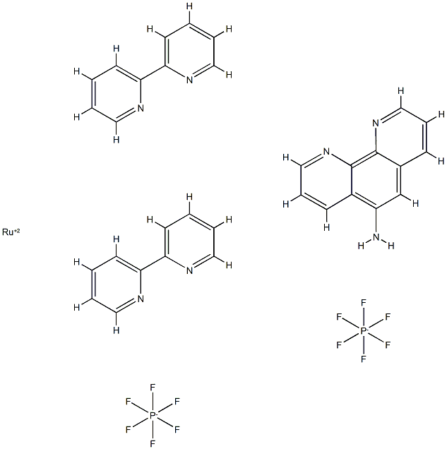 双(2,2-二嘧啶)-(5-氨基邻二氮杂菲 结构式