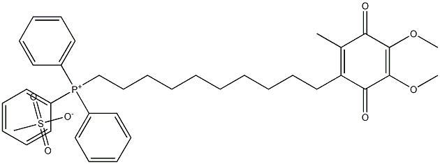 米托蒽醌甲磺酸盐 结构式
