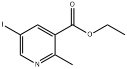 5-碘-2-甲基烟酸乙酯 结构式