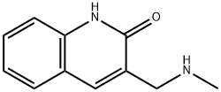 3-[(methylamino)methyl]quinolin-2-ol 结构式