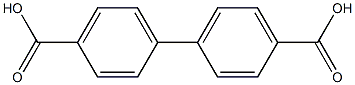 4,4'-联苯二甲酸 结构式