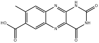7-carboxylumichrome 结构式