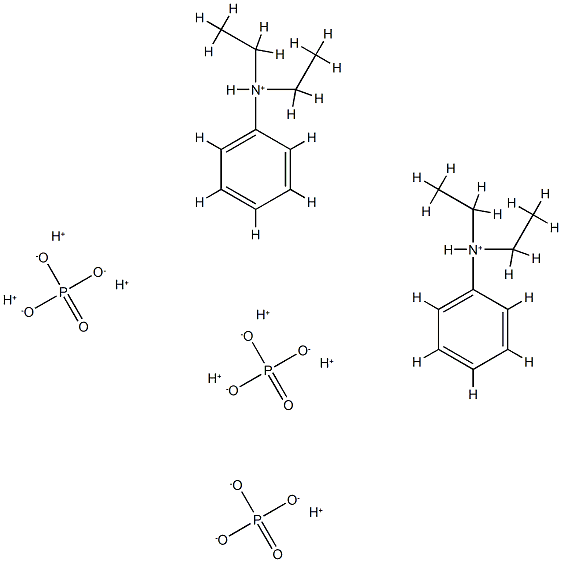 bis(N,N-diethylanilinium) heptahydrogen triphosphate 结构式