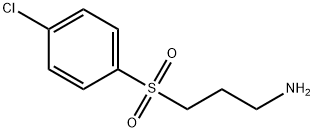 3-(4-chlorophenylsulfonyl)propan-1-amine 结构式