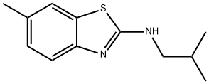 2-Benzothiazolamine,6-methyl-N-(2-methylpropyl)-(9CI) 结构式