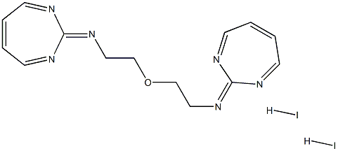 polyhydroxyethylene-bis(2-amino-1,3-diazepine) 结构式