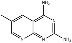 2,4-DIAMINO-6-METHYLPYRIDO<2,3-D>PYRIMIDINE 结构式