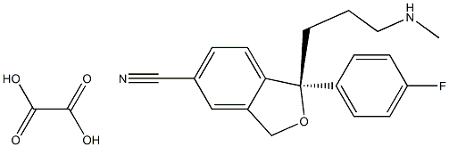 西酞普兰草酸盐 结构式