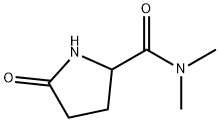 N,N-二甲基-5-氧代吡咯烷-2-甲酰胺 结构式