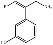 (E)-beta-fluoromethylene-m-tyramine 结构式