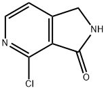 4-氯-1H-吡咯并[3,4-C]吡啶-3(2H)-酮 结构式