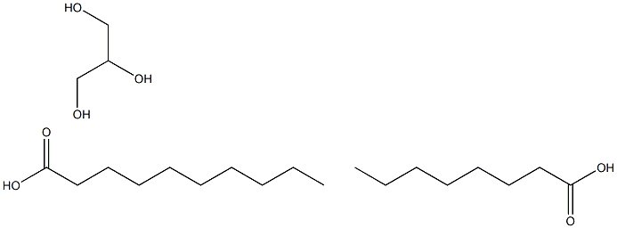 辛酸/癸酸甘油酯类 结构式