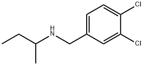 butan-2-yl[(3,4-dichlorophenyl)methyl]amine 结构式