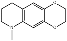 p-Dioxino[g]quinoline,  2,3,6,7,8,9-hexahydro-6-methyl-  (4CI) 结构式
