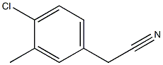 4-氯-3-甲基苯乙腈 结构式