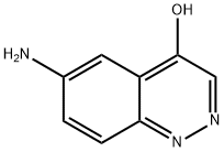 6-氨基-4-羟基噌嗪 结构式