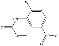 methyl 2-bromo-5-nitrophenylcarbamate 结构式