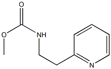 Carbamic  acid,  [2-(2-pyridyl)ethyl]-,  Me  ester  (4CI) 结构式