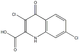 Kynurenic  acid,  3,7-dichloro-  (5CI) 结构式