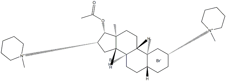 3-(deacetoxy)pancuronium 结构式
