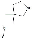 3,3-Dimethyl-pyrrolidine x HBr 结构式
