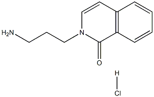 2-(3-氨基丙基)-1(2H)-异喹啉酮盐酸盐 结构式