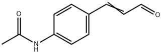 Acetanilide,  4-(2-formylvinyl)-  (5CI) 结构式