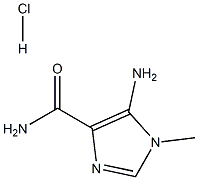 4-Imidazolecarboxamide,5-amino-1-methyl-,hydrochloride(5CI) 结构式