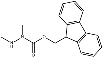 (9H-芴-9-基)甲基1,2-二甲基肼羧酸酯 结构式