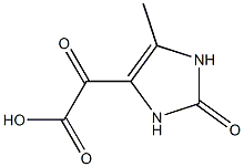 1H-Imidazole-4-acetic  acid,  2,3-dihydro-5-methyl--alpha-,2-dioxo- 结构式