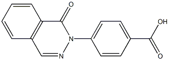 4-(1-氧代酞嗪-2(1H)-基)苯甲酸 结构式