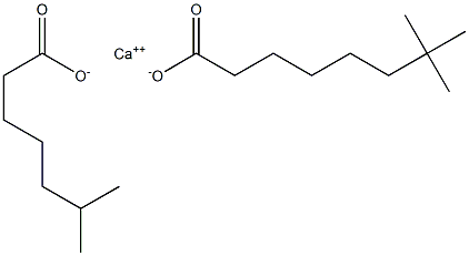 (isooctanoato-O)(neodecanoato-O)calcium 结构式