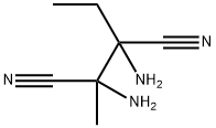 Succinonitrile,  -alpha-,-bta--diamino--alpha--ethyl--bta--methyl-  (1CI) 结构式